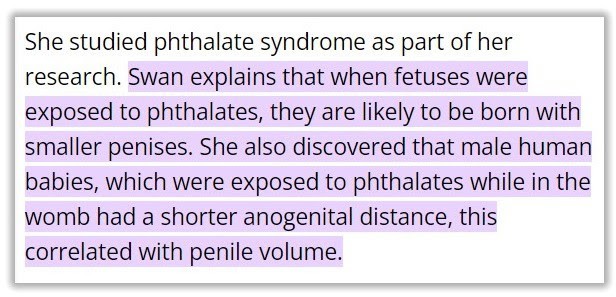phthalates affect penis size